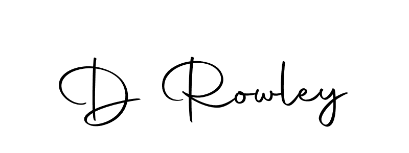 You should practise on your own different ways (Autography-DOLnW) to write your name (D Rowley) in signature. don't let someone else do it for you. D Rowley signature style 10 images and pictures png
