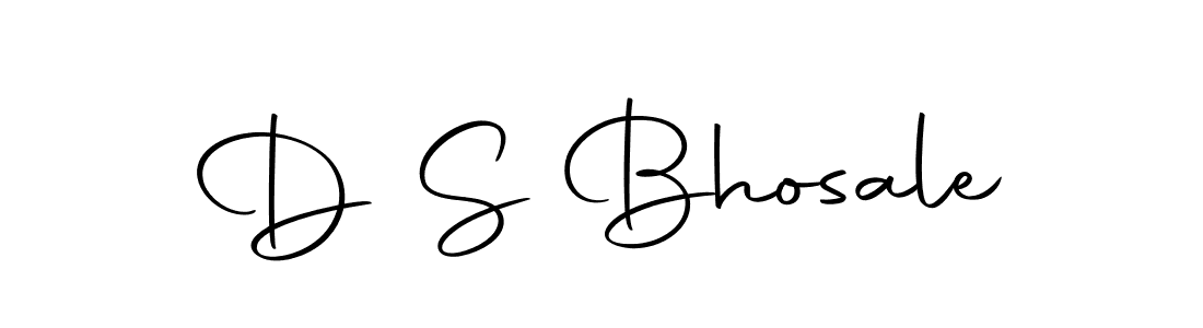 Make a beautiful signature design for name D S Bhosale. With this signature (Autography-DOLnW) style, you can create a handwritten signature for free. D S Bhosale signature style 10 images and pictures png