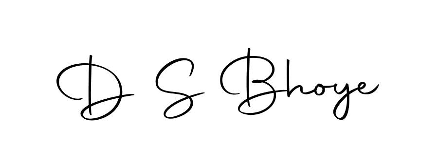 How to make D S Bhoye signature? Autography-DOLnW is a professional autograph style. Create handwritten signature for D S Bhoye name. D S Bhoye signature style 10 images and pictures png