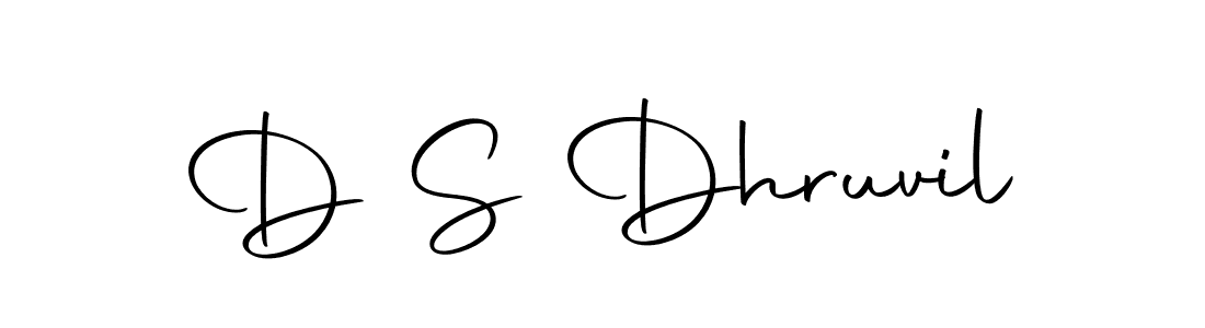 How to make D S Dhruvil signature? Autography-DOLnW is a professional autograph style. Create handwritten signature for D S Dhruvil name. D S Dhruvil signature style 10 images and pictures png