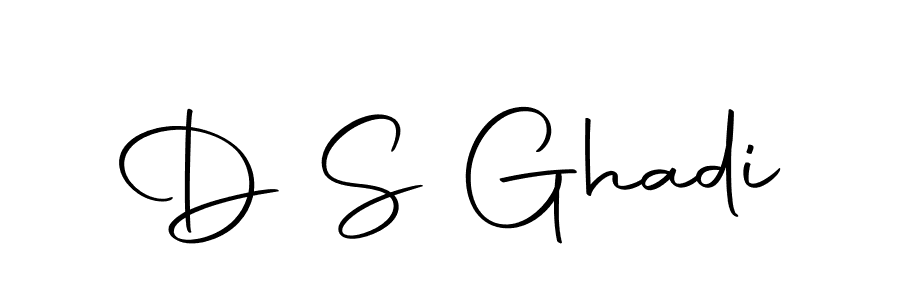 Similarly Autography-DOLnW is the best handwritten signature design. Signature creator online .You can use it as an online autograph creator for name D S Ghadi. D S Ghadi signature style 10 images and pictures png