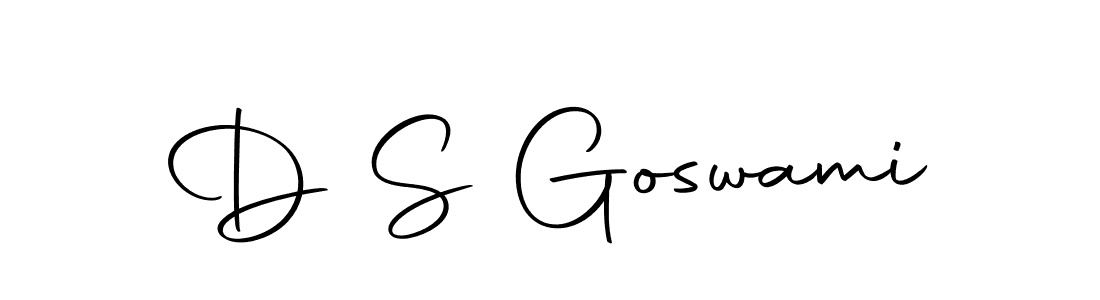 Create a beautiful signature design for name D S Goswami. With this signature (Autography-DOLnW) fonts, you can make a handwritten signature for free. D S Goswami signature style 10 images and pictures png