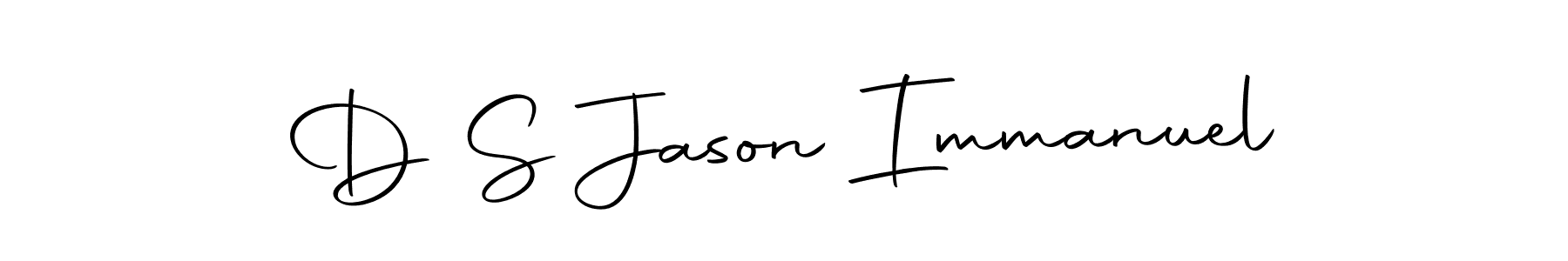 Make a beautiful signature design for name D S Jason Immanuel. With this signature (Autography-DOLnW) style, you can create a handwritten signature for free. D S Jason Immanuel signature style 10 images and pictures png