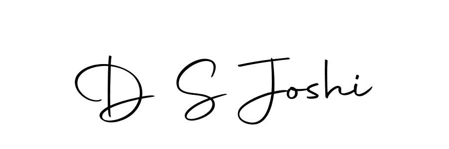 Use a signature maker to create a handwritten signature online. With this signature software, you can design (Autography-DOLnW) your own signature for name D S Joshi. D S Joshi signature style 10 images and pictures png