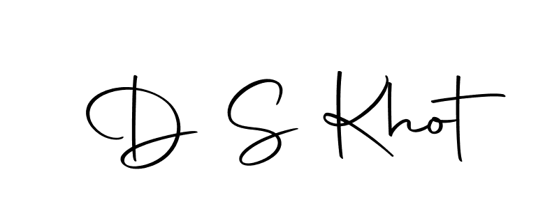Also we have D S Khot name is the best signature style. Create professional handwritten signature collection using Autography-DOLnW autograph style. D S Khot signature style 10 images and pictures png