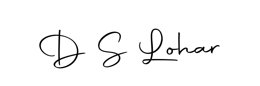 You should practise on your own different ways (Autography-DOLnW) to write your name (D S Lohar) in signature. don't let someone else do it for you. D S Lohar signature style 10 images and pictures png