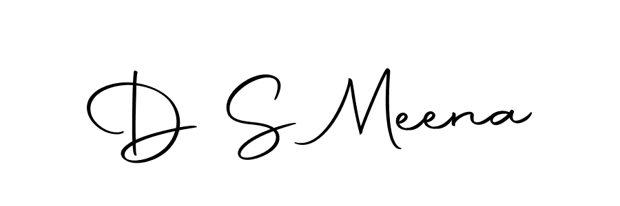 D S Meena stylish signature style. Best Handwritten Sign (Autography-DOLnW) for my name. Handwritten Signature Collection Ideas for my name D S Meena. D S Meena signature style 10 images and pictures png