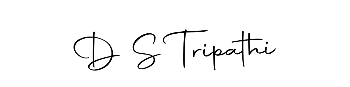 Create a beautiful signature design for name D S Tripathi. With this signature (Autography-DOLnW) fonts, you can make a handwritten signature for free. D S Tripathi signature style 10 images and pictures png