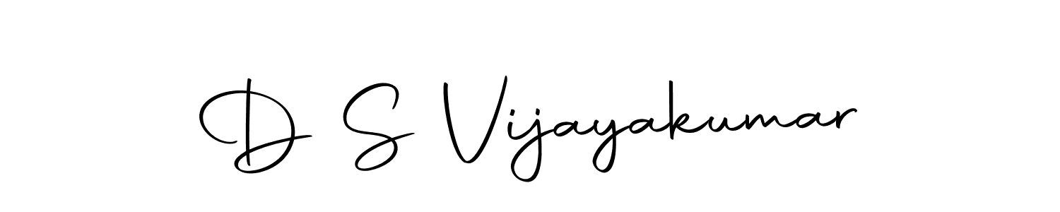 How to make D S Vijayakumar signature? Autography-DOLnW is a professional autograph style. Create handwritten signature for D S Vijayakumar name. D S Vijayakumar signature style 10 images and pictures png