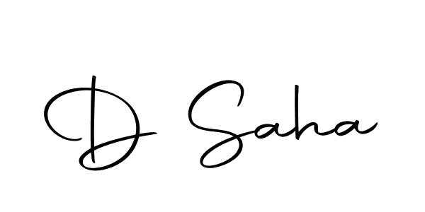 You can use this online signature creator to create a handwritten signature for the name D Saha. This is the best online autograph maker. D Saha signature style 10 images and pictures png