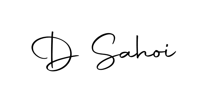 The best way (Autography-DOLnW) to make a short signature is to pick only two or three words in your name. The name D Sahoi include a total of six letters. For converting this name. D Sahoi signature style 10 images and pictures png