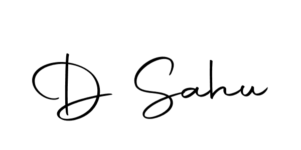 Create a beautiful signature design for name D Sahu. With this signature (Autography-DOLnW) fonts, you can make a handwritten signature for free. D Sahu signature style 10 images and pictures png