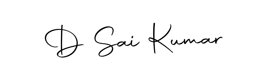 How to make D Sai Kumar name signature. Use Autography-DOLnW style for creating short signs online. This is the latest handwritten sign. D Sai Kumar signature style 10 images and pictures png
