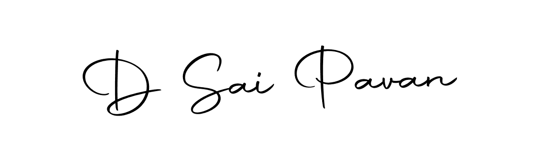 Create a beautiful signature design for name D Sai Pavan. With this signature (Autography-DOLnW) fonts, you can make a handwritten signature for free. D Sai Pavan signature style 10 images and pictures png