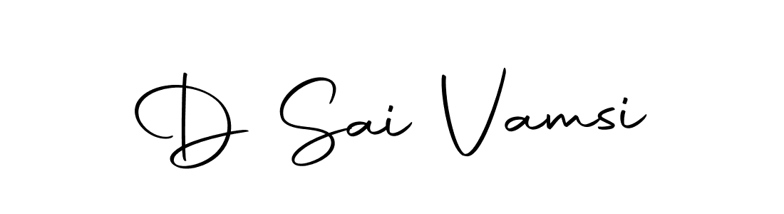 Design your own signature with our free online signature maker. With this signature software, you can create a handwritten (Autography-DOLnW) signature for name D Sai Vamsi. D Sai Vamsi signature style 10 images and pictures png