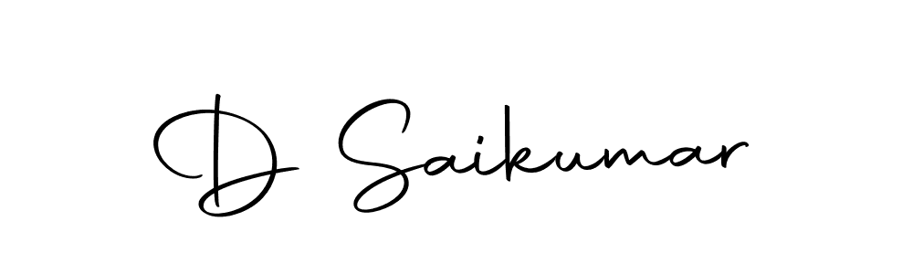 Make a short D Saikumar signature style. Manage your documents anywhere anytime using Autography-DOLnW. Create and add eSignatures, submit forms, share and send files easily. D Saikumar signature style 10 images and pictures png