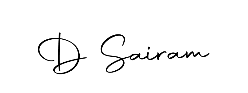 D Sairam stylish signature style. Best Handwritten Sign (Autography-DOLnW) for my name. Handwritten Signature Collection Ideas for my name D Sairam. D Sairam signature style 10 images and pictures png