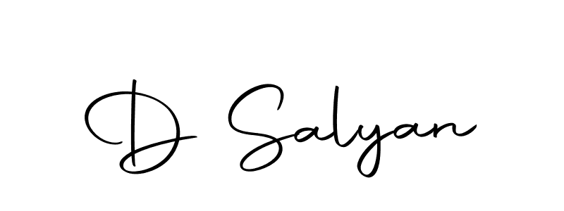 Make a short D Salyan signature style. Manage your documents anywhere anytime using Autography-DOLnW. Create and add eSignatures, submit forms, share and send files easily. D Salyan signature style 10 images and pictures png