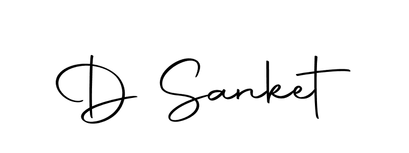 How to make D Sanket signature? Autography-DOLnW is a professional autograph style. Create handwritten signature for D Sanket name. D Sanket signature style 10 images and pictures png