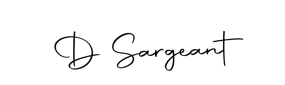 Make a beautiful signature design for name D Sargeant. With this signature (Autography-DOLnW) style, you can create a handwritten signature for free. D Sargeant signature style 10 images and pictures png