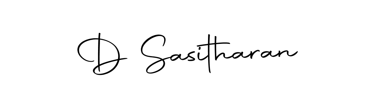 The best way (Autography-DOLnW) to make a short signature is to pick only two or three words in your name. The name D Sasitharan include a total of six letters. For converting this name. D Sasitharan signature style 10 images and pictures png