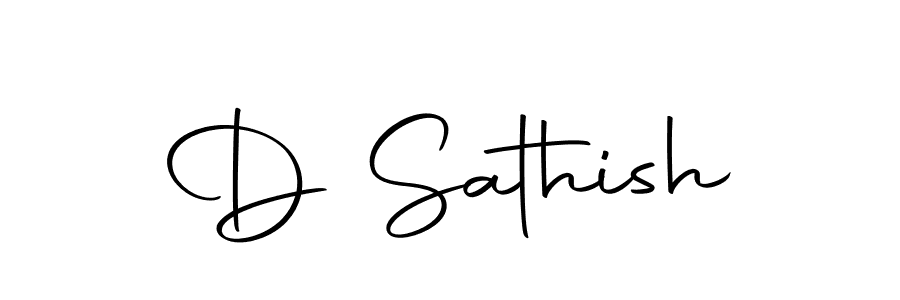 Make a beautiful signature design for name D Sathish. Use this online signature maker to create a handwritten signature for free. D Sathish signature style 10 images and pictures png