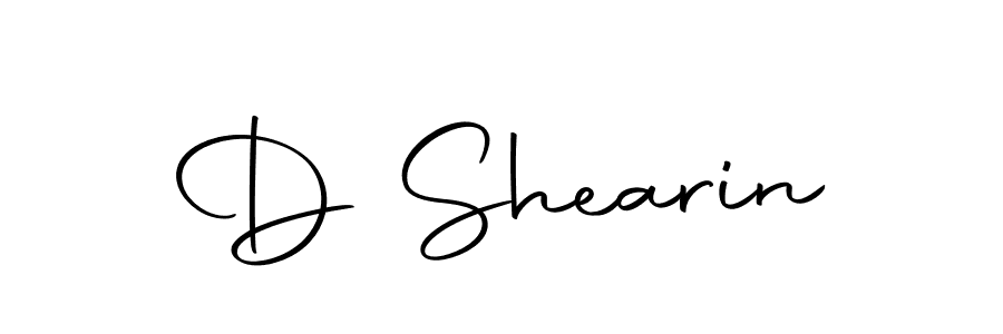 You should practise on your own different ways (Autography-DOLnW) to write your name (D Shearin) in signature. don't let someone else do it for you. D Shearin signature style 10 images and pictures png