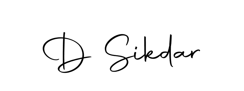 Make a beautiful signature design for name D Sikdar. Use this online signature maker to create a handwritten signature for free. D Sikdar signature style 10 images and pictures png