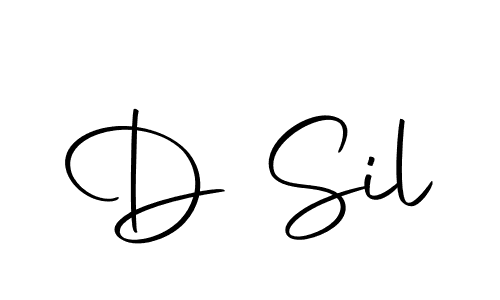 The best way (Autography-DOLnW) to make a short signature is to pick only two or three words in your name. The name D Sil include a total of six letters. For converting this name. D Sil signature style 10 images and pictures png