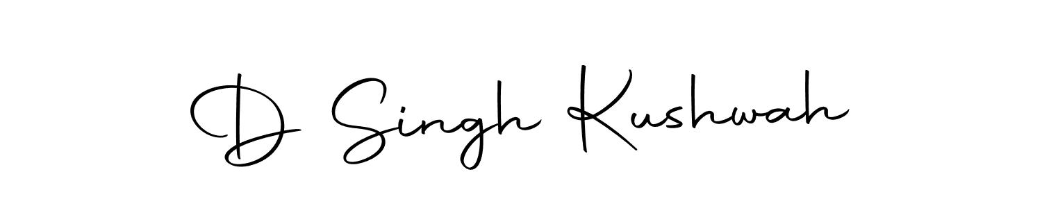 Also we have D Singh Kushwah name is the best signature style. Create professional handwritten signature collection using Autography-DOLnW autograph style. D Singh Kushwah signature style 10 images and pictures png