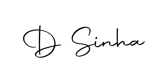 Make a beautiful signature design for name D Sinha. Use this online signature maker to create a handwritten signature for free. D Sinha signature style 10 images and pictures png