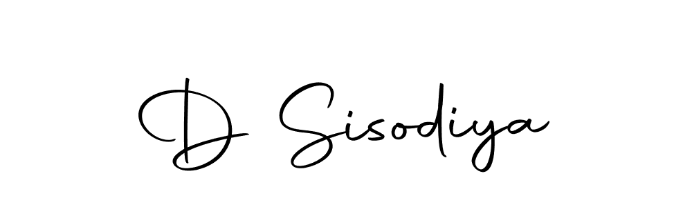 Make a beautiful signature design for name D Sisodiya. With this signature (Autography-DOLnW) style, you can create a handwritten signature for free. D Sisodiya signature style 10 images and pictures png