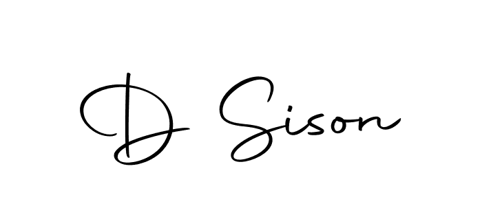 Make a beautiful signature design for name D Sison. With this signature (Autography-DOLnW) style, you can create a handwritten signature for free. D Sison signature style 10 images and pictures png
