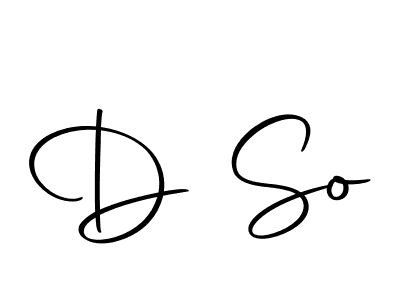 Design your own signature with our free online signature maker. With this signature software, you can create a handwritten (Autography-DOLnW) signature for name D So. D So signature style 10 images and pictures png