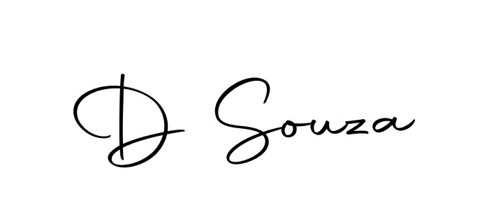 Make a beautiful signature design for name D Souza. With this signature (Autography-DOLnW) style, you can create a handwritten signature for free. D Souza signature style 10 images and pictures png