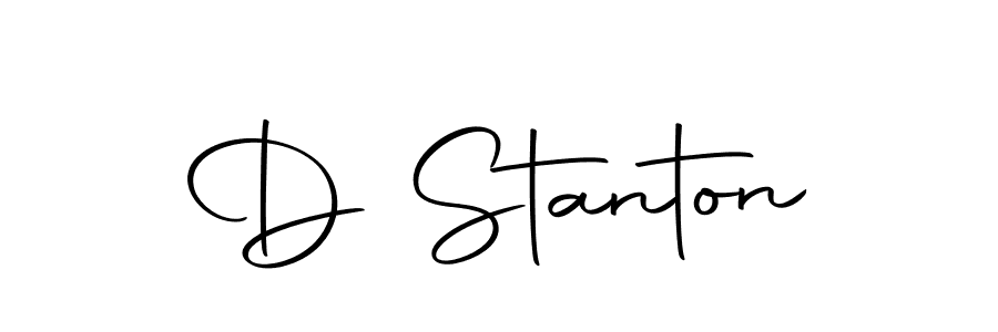 Create a beautiful signature design for name D Stanton. With this signature (Autography-DOLnW) fonts, you can make a handwritten signature for free. D Stanton signature style 10 images and pictures png