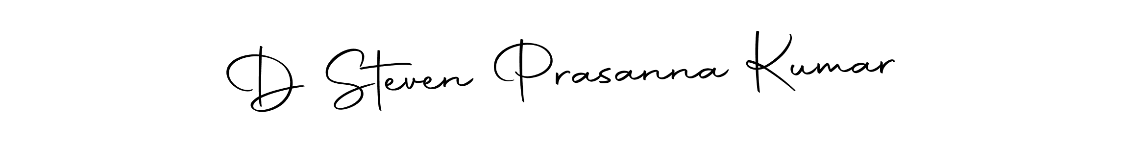 Make a beautiful signature design for name D Steven Prasanna Kumar. With this signature (Autography-DOLnW) style, you can create a handwritten signature for free. D Steven Prasanna Kumar signature style 10 images and pictures png