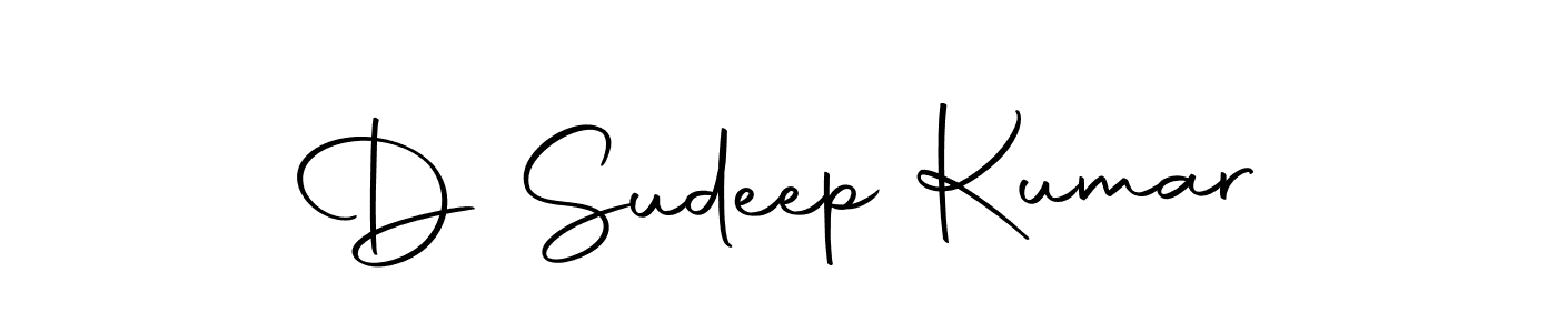 Similarly Autography-DOLnW is the best handwritten signature design. Signature creator online .You can use it as an online autograph creator for name D Sudeep Kumar. D Sudeep Kumar signature style 10 images and pictures png