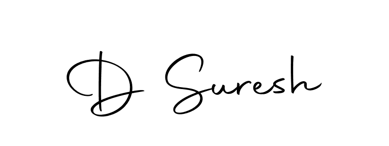 Also we have D Suresh name is the best signature style. Create professional handwritten signature collection using Autography-DOLnW autograph style. D Suresh signature style 10 images and pictures png