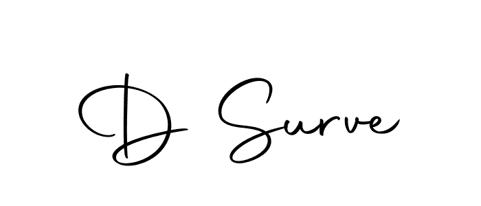 Make a beautiful signature design for name D Surve. Use this online signature maker to create a handwritten signature for free. D Surve signature style 10 images and pictures png