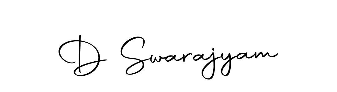 Once you've used our free online signature maker to create your best signature Autography-DOLnW style, it's time to enjoy all of the benefits that D Swarajyam name signing documents. D Swarajyam signature style 10 images and pictures png
