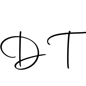 Make a beautiful signature design for name D T. With this signature (Autography-DOLnW) style, you can create a handwritten signature for free. D T signature style 10 images and pictures png