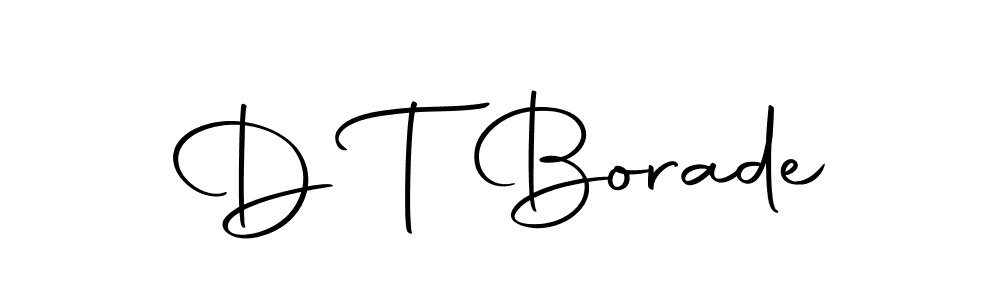 D T Borade stylish signature style. Best Handwritten Sign (Autography-DOLnW) for my name. Handwritten Signature Collection Ideas for my name D T Borade. D T Borade signature style 10 images and pictures png