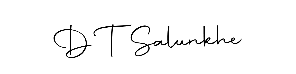 Also we have D T Salunkhe name is the best signature style. Create professional handwritten signature collection using Autography-DOLnW autograph style. D T Salunkhe signature style 10 images and pictures png