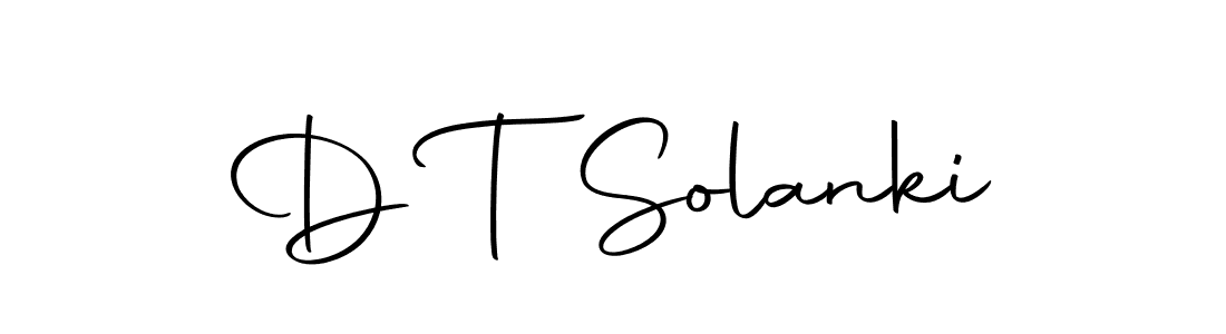 You should practise on your own different ways (Autography-DOLnW) to write your name (D T Solanki) in signature. don't let someone else do it for you. D T Solanki signature style 10 images and pictures png