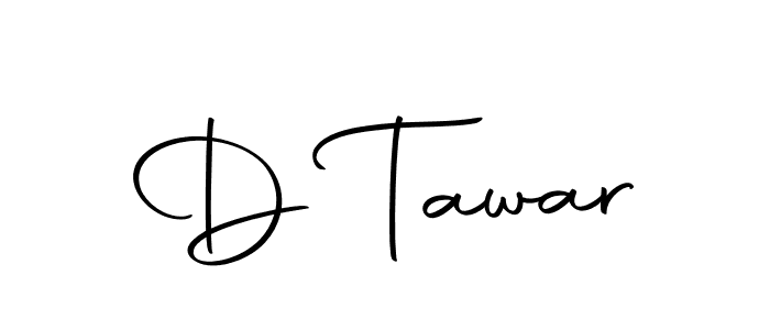 Create a beautiful signature design for name D Tawar. With this signature (Autography-DOLnW) fonts, you can make a handwritten signature for free. D Tawar signature style 10 images and pictures png