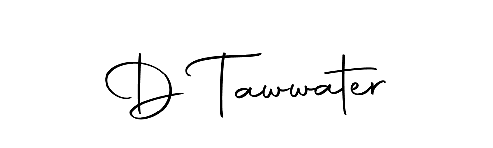 Make a beautiful signature design for name D Tawwater. Use this online signature maker to create a handwritten signature for free. D Tawwater signature style 10 images and pictures png