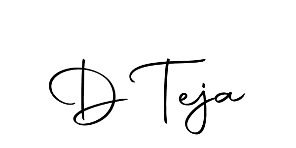 The best way (Autography-DOLnW) to make a short signature is to pick only two or three words in your name. The name D Teja include a total of six letters. For converting this name. D Teja signature style 10 images and pictures png