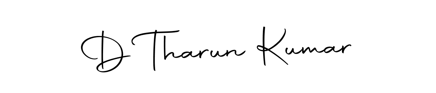 You can use this online signature creator to create a handwritten signature for the name D Tharun Kumar. This is the best online autograph maker. D Tharun Kumar signature style 10 images and pictures png