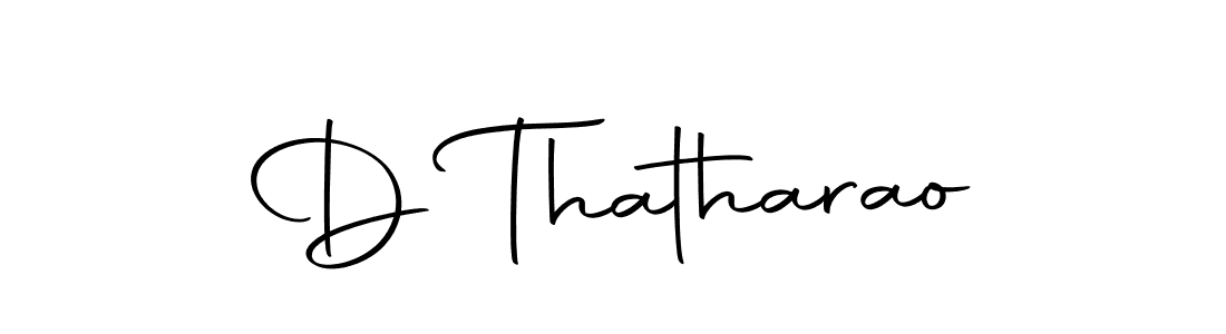 How to make D Thatharao name signature. Use Autography-DOLnW style for creating short signs online. This is the latest handwritten sign. D Thatharao signature style 10 images and pictures png